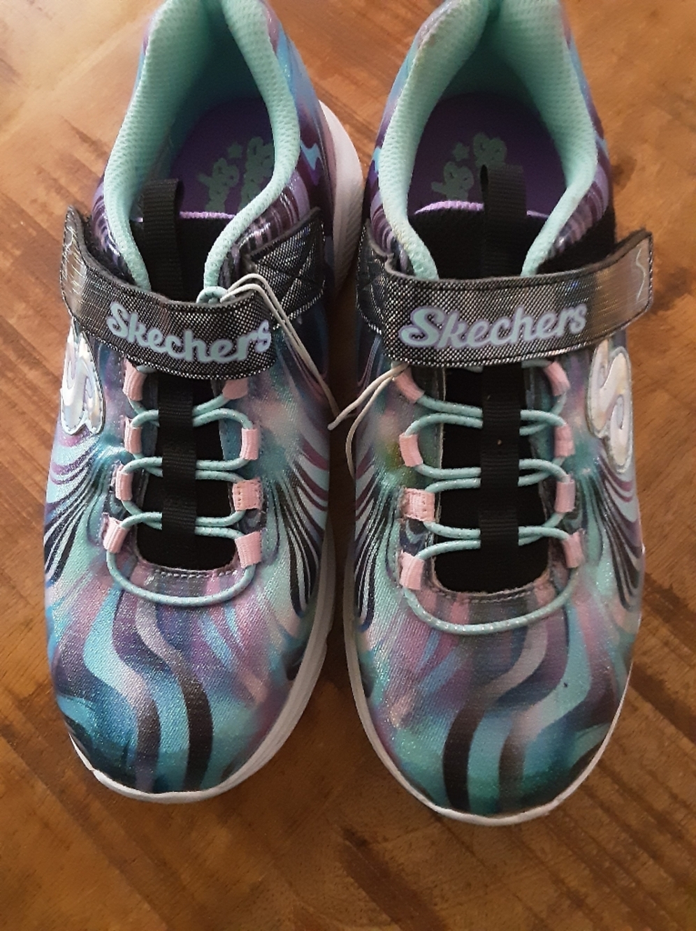 Skechers Kids' Multicolor  Sneakers - Teal/Purple